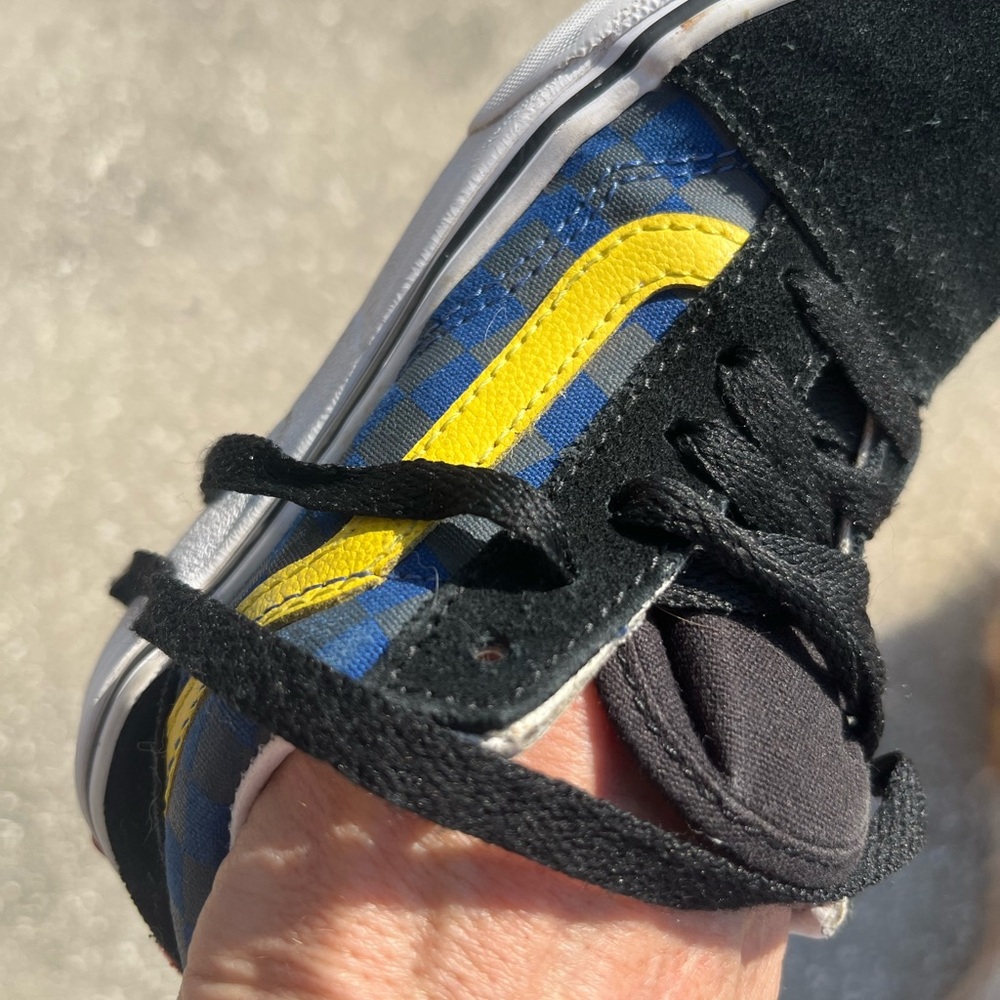 Vans Kids Black and Red size 13.5 Unisex Kids